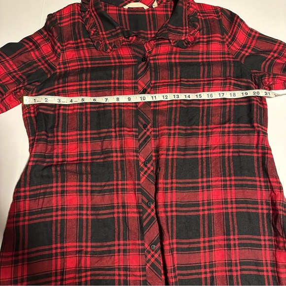 Soft Surroundings Bennington Shirt Dress Plaid - Picture 4 of 8